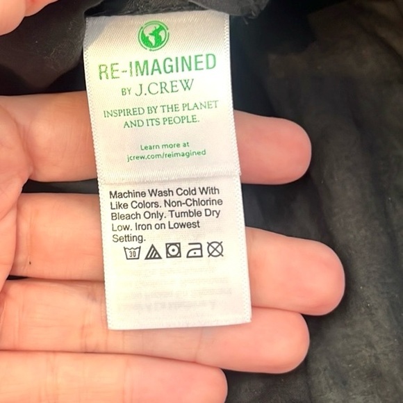 J.Crew,Year-Round Black Cotton Off-Shoulder Ruffle Tiered Midi Dress, Size XS - Picture 6 of 12